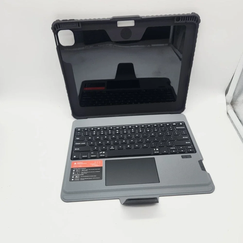 Nillkin iPad Pro 13 Keyboard Case Backlit Trackpad Rugged Cover M4 M5 Black